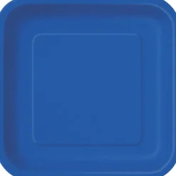 Borden Vierkant Blauw 23cm 14st