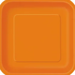 Borden Vierkant Oranje 23cm 14st