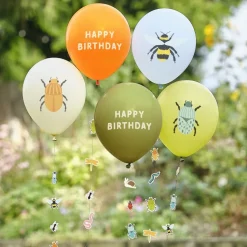 Bosdier Ballonnen Happy Birthday 5st