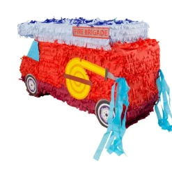 Brandweer Pinata Rood Blauw 55cm