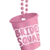 Bride Squad Ketting Roze Shotglaasje