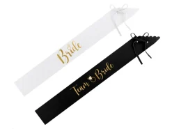 Bruiloft Accessoireset Zwart Wit
