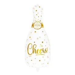 Bruiloft Helium Ballon Cahmpagne Bottle Leeg 73cm