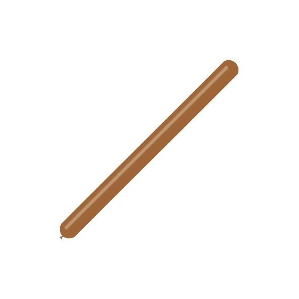 Bruine Modelleerballonnen 7,5cm 150cm 100st
