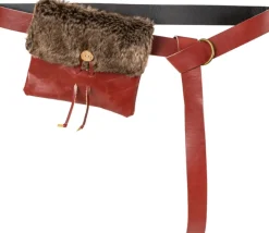 Bruine Riem Met Tasje 1,8m