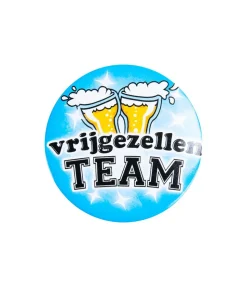 Button Vrijgezellen Team Man 5,5cm