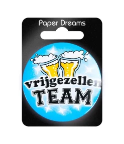 Button Vrijgezellen Team Man 5,5cm