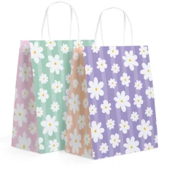 Cadeautasje Madeliefjes 21cm 6 delig