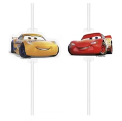 Cars 3 Rietjes Papier 4st