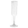 Champagneglazen Zilver 4st