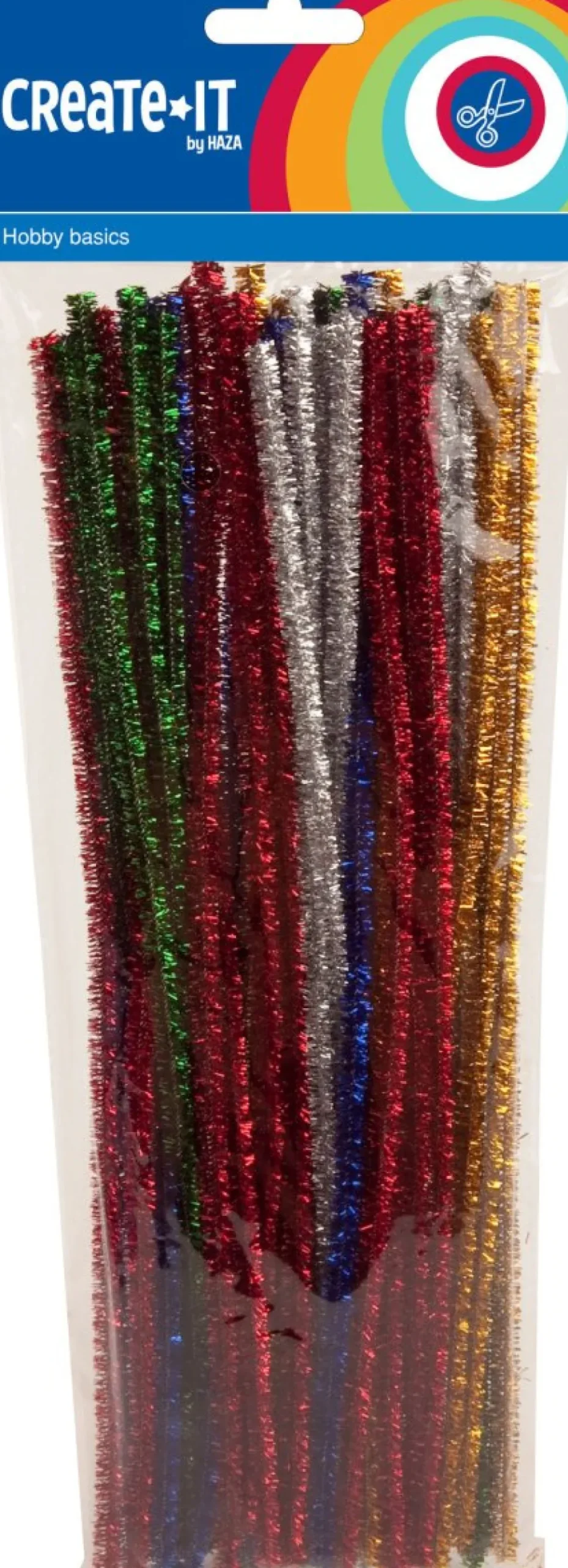 Chenilledraad Glitter 50st