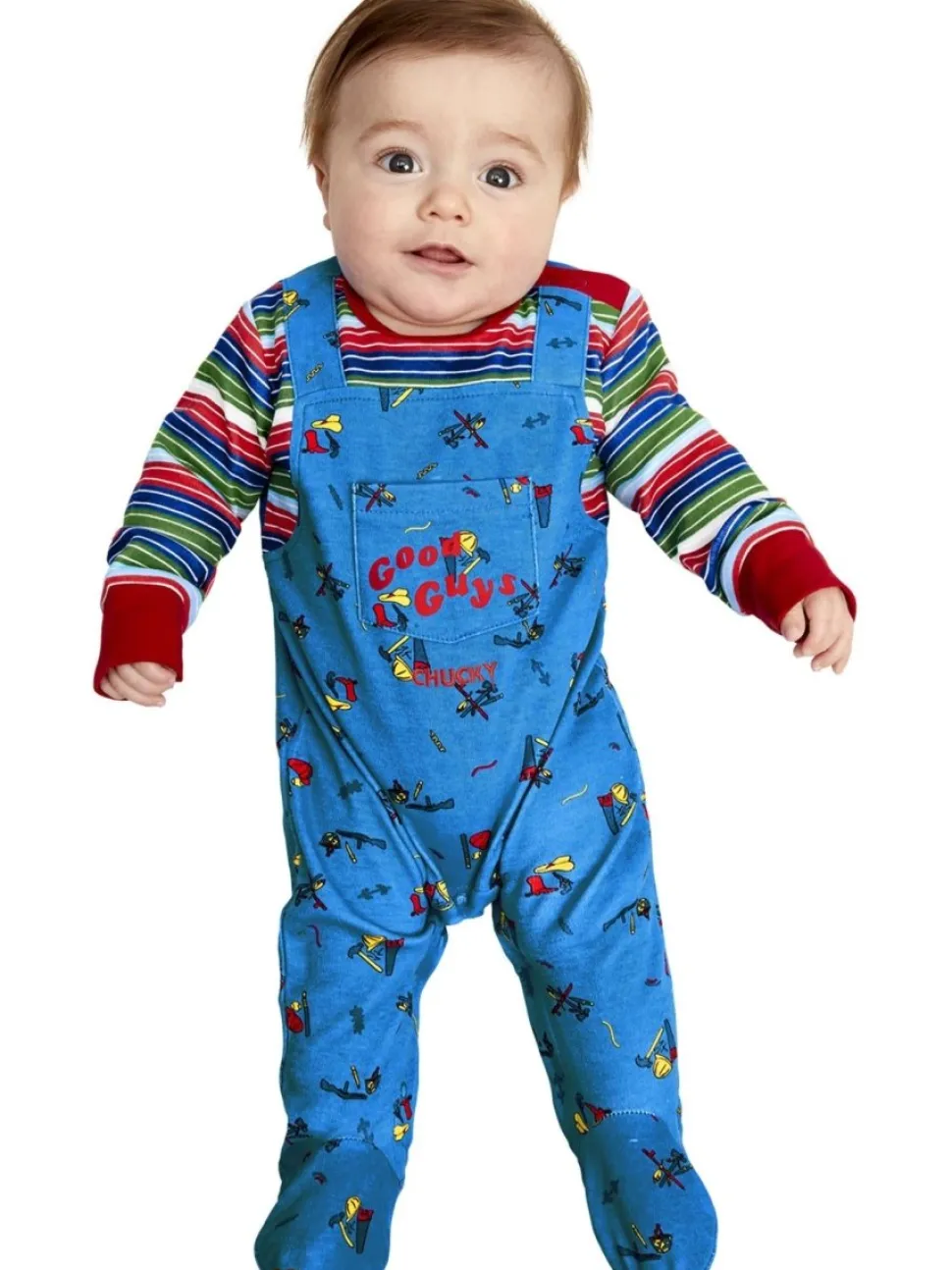 Chucky Baby Costume, Blue & Red