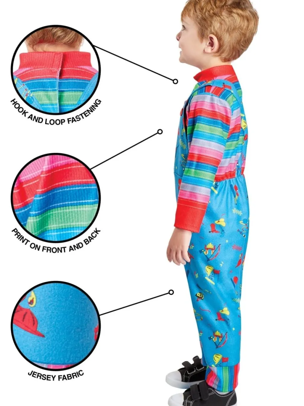 Chucky Kostuum Blauw