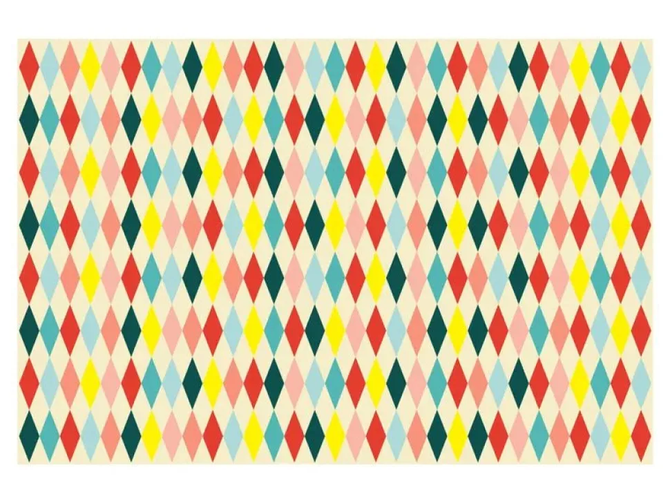 Circus Tafelkleed Gekleurd 1,8m