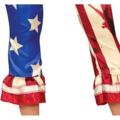 Clown Halloween Kostuum Dames Amirikaanse vlag