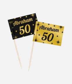 Cocktailprikkers Abraham 6,5cm 50st