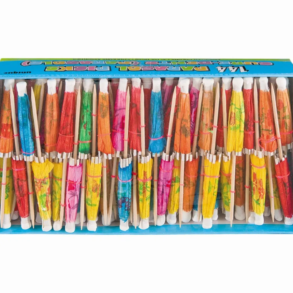 Cocktailprikkers Parasol 10,2cm 144st