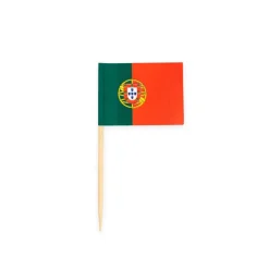 Cocktailprikkers Portugal 8cm 50st