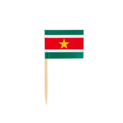 Cocktailprikkers Suriname 8cm 50st