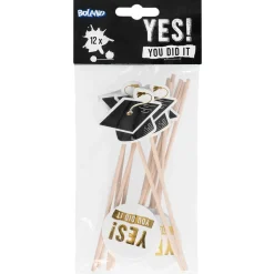 Cocktailprikkers Yes You Did It 12cm 12st