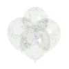 Confetti Ballonnen Gekleurd 30,5cm 6st