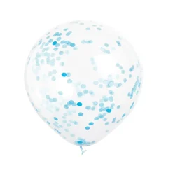 Confetti Ballonnen Lichtblauw 30cm 6st