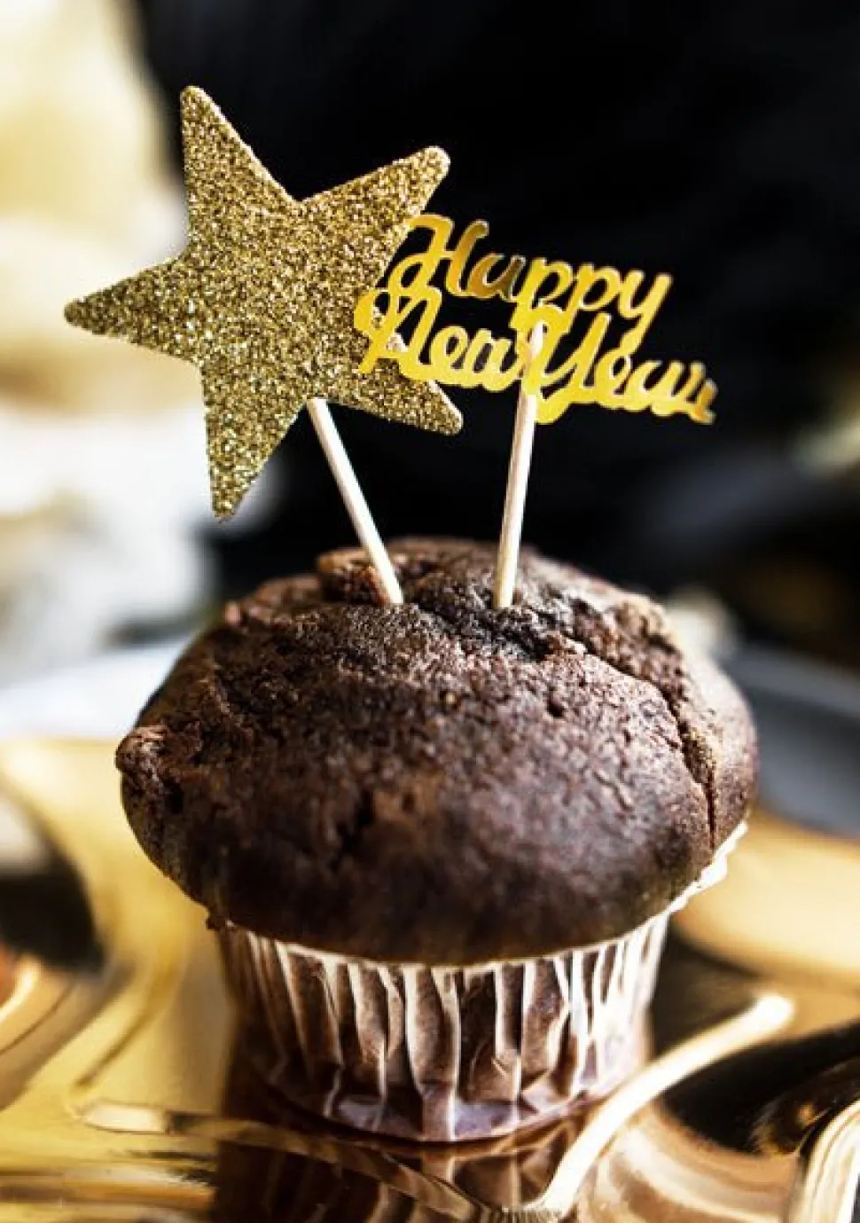 Confetti Happy New Year Goud 4cm