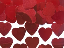 Confetti Hartjes Rood 25mm