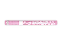 Confetti Kanon Hartjes Wit 60cm
