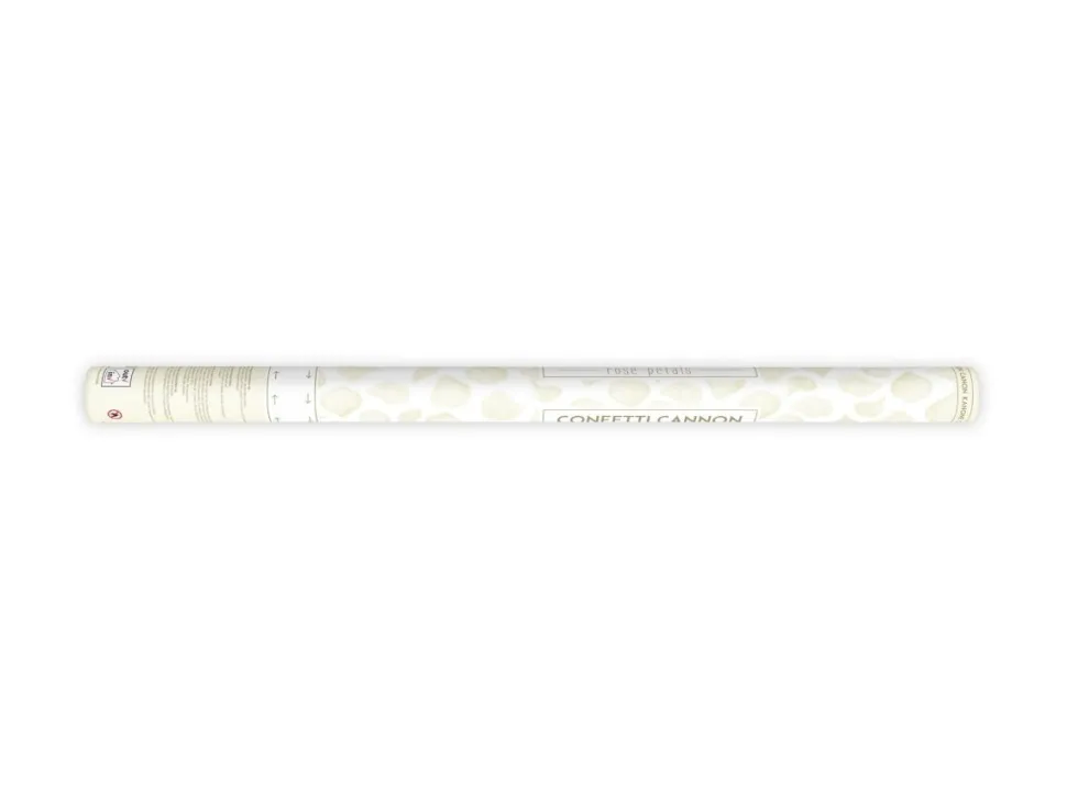 Confetti Kanon Vanille Creme Rozenblaadjes 80cm