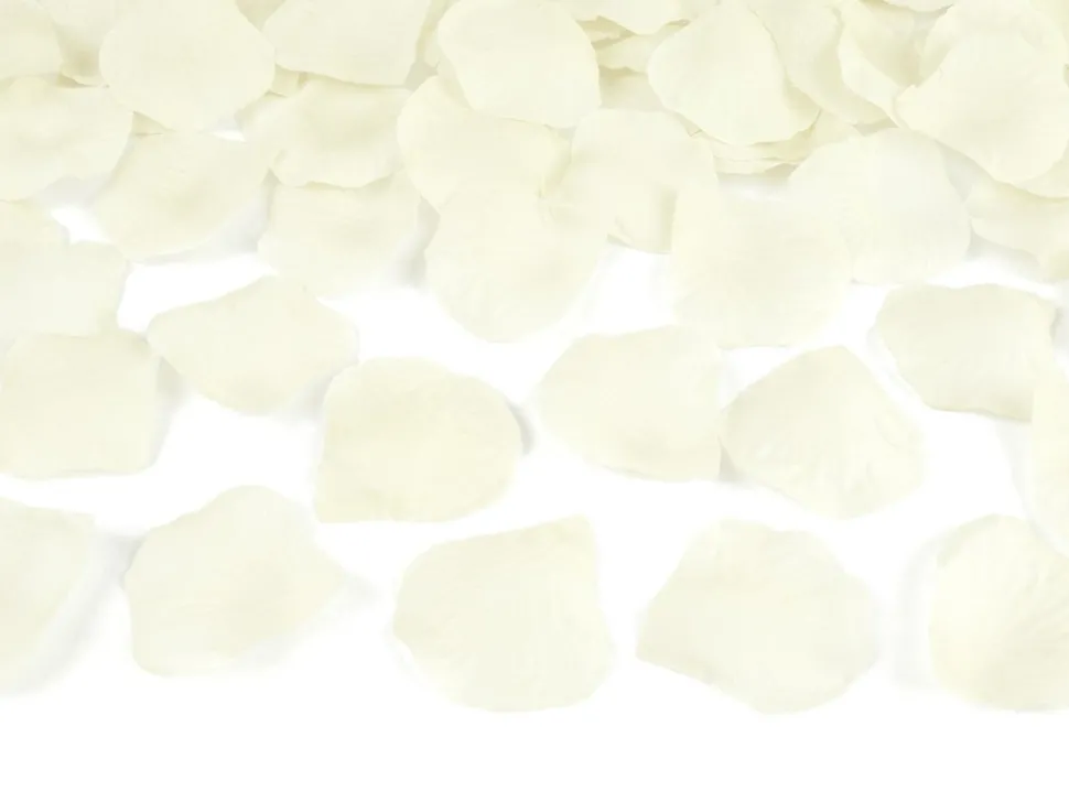 Confetti Kanon Vanille Creme Rozenblaadjes 80cm