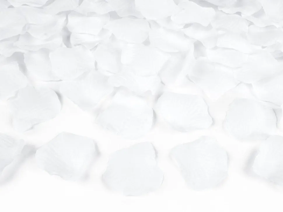 Confetti Kanon Witte Rozenblaadjes 60cm