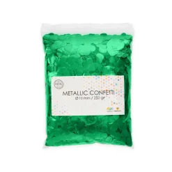 Confetti Rond Metallic Groen 10mm