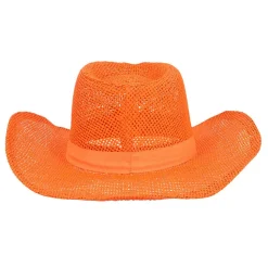 Cowboy Stro Hoed Oranje