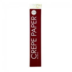 Crepe Papier Bordeaux 50cm 2,5m