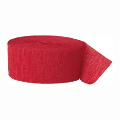 Crepe Slinger Rood 24m