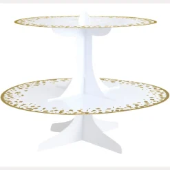 Cupcake Standaard Goud Karton 35cm