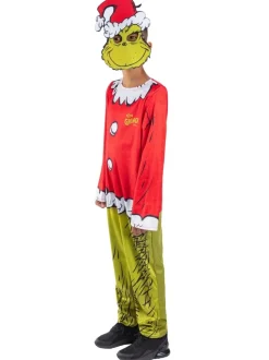 De Grinch Kostuum Kind Kerstman