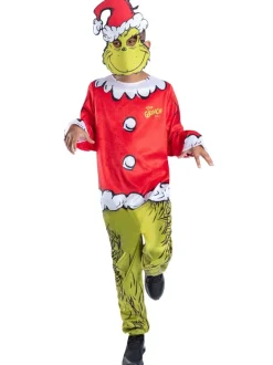 De Grinch Kostuum Kind Kerstman