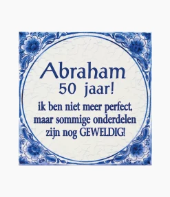 Delfts Blauw Tegel Abraham 14,5cm