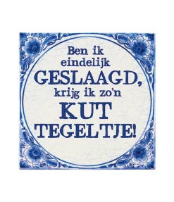 Delfts Blauw Tegel Geslaagd Kut 14,5cm