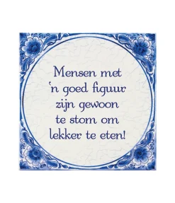 Delfts Blauw Tegel Goed Figuur 14,5cm