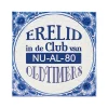 Delfts Blauw Tegel 80 Jaar 14,5cm