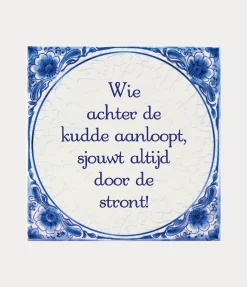 Delfts Blauw Tegel Kudde 14,5cm