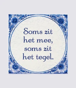 Delfts Blauw Tegel Soms Tegel 14,5cm