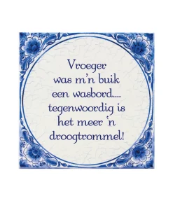 Delfts Blauw Tegel Wasbord 14,5cm
