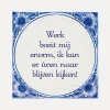 Delfts Blauw Tegel Werk Boeit 14,5cm