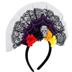 Dia De Los Muertos Haarband Waaier