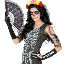 Dia De Los Muertos Handschoenen 40cm