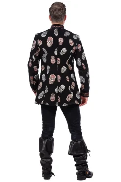 Dia De Los Muertos Jas Zwart Heren